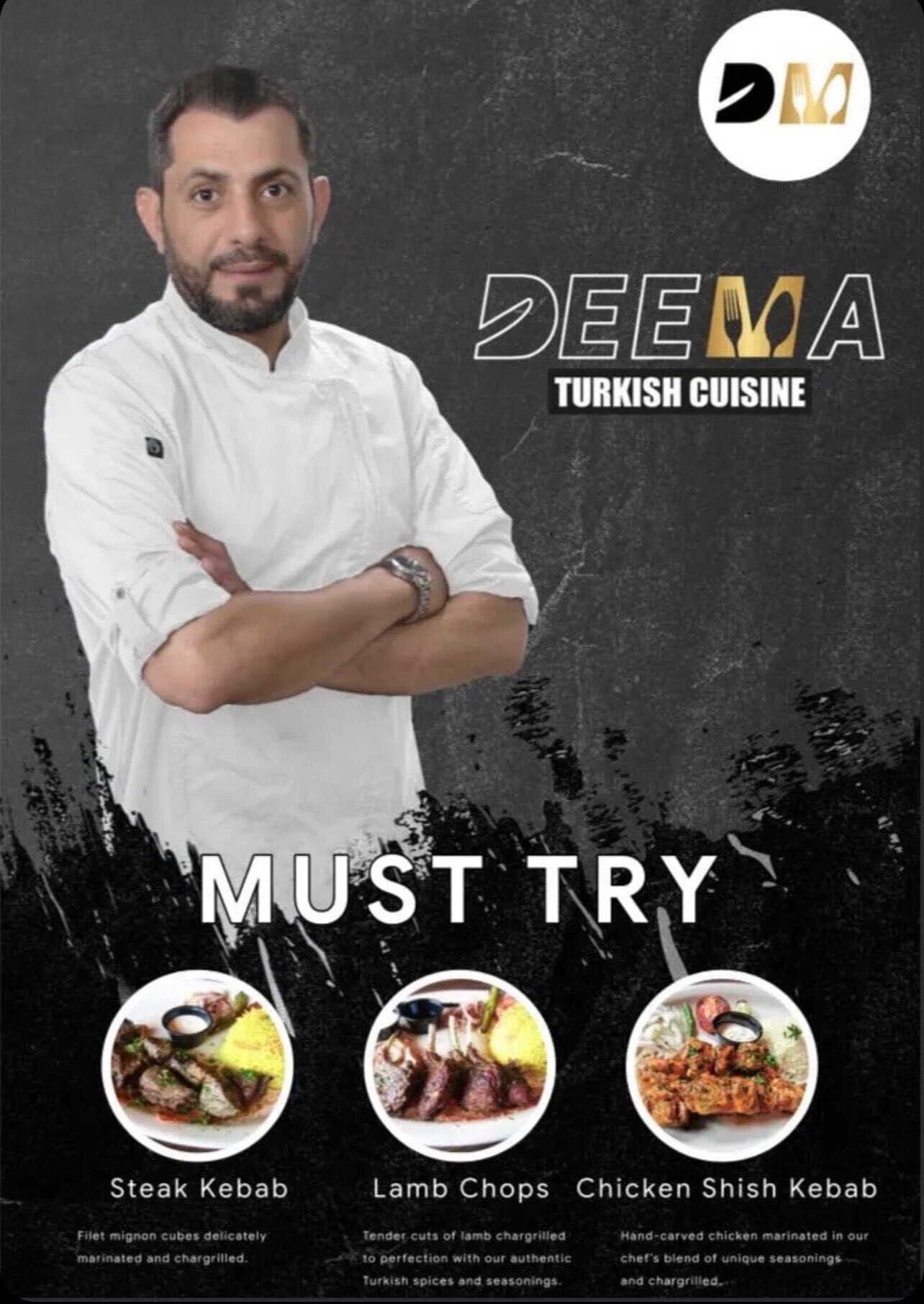 Must Try dishes at Deema Turkish Cuisine